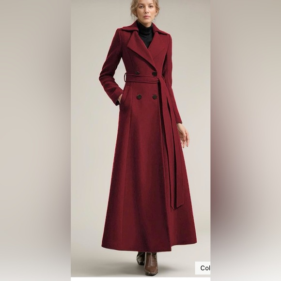 Long wool winter coat - Picture 1 of 6